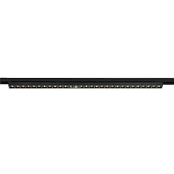 LED 3-Phasen Raster-Strahler SIGHT EVO SINGLE ON-OFF, 117.5cm, CRi>90, UGR<16, schaltbar, 25W 3000K 3200lm 60°, schwarz