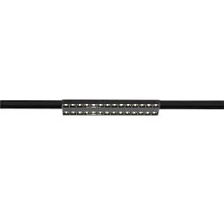 LED 3-Phasen Raster-Strahler SIGHT EVO DOUBLE ON-OFF, 57.4cm, CRi>90, UGR<19, schaltbar, 25W 4000K 3350lm 60°, schwarz