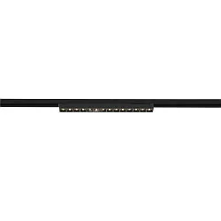 LED 3-Phasen Raster-Strahler SIGHT EVO SINGLE DALI, 57.4cm, CRi>90, UGR<19, dimmbar, 18W 3000K 2250lm 60°, schwarz