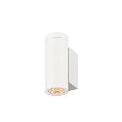 outdoor wall luminaire HELIA PRO S UP/ DOWN up /  down, cylindrical, DALI controllable, impact resistant IP65, white