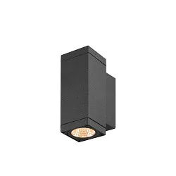 Outdoor LED-Wandleuchte THEO PRO S UP/DOWN DALI 2, IP65 IK06, Höhe 17.5cm, DALI 2 dimmbar, 12W 2700K 1200lm 24°, anthrazit