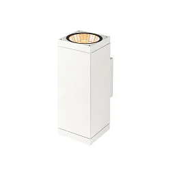 Outdoor LED-Wandleuchte THEO PRO L UP/DOWN DALI 2, IP65 IK08, Höhe 30.5cm, DALI 2 dimmbar, 20W 2700K 2400lm 24°, weiß