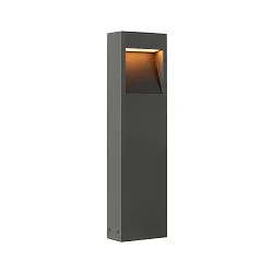 Outdoor LED-Stehleuchte QUAD PRO 60, IP65 IK10, 60cm, 230V AC, DALI 2 dimmbar, Seeluft-beständig, anthrazit, 14W 2700K 500llm