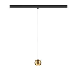 LED Pendelleuchte DYSKO TRACK 48V, 36°, 6W, 2700K, 750lm, IP20, dimmbar, schwarz / gold