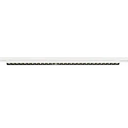 LED 3-Phasen Raster-Strahler SIGHT EVO SINGLE DALI, 117.4cm, CRi>90, UGR<16, dimmbar, 25W 4000K 3200lm 60°, weiß / schwarz