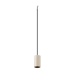 Pendelleuchte FITU PD STONE, E27, 1x max. 15W, IP20, offenes Kabelende, dimmbar, beige