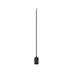 Pendelleuchte FITU PD RIBBED, E27, 1x max. 15W, IP20, offenes Kabelende, dimmbar, schwarz