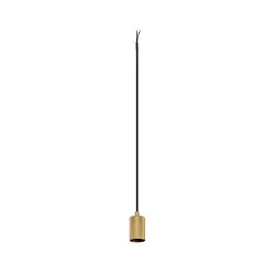 Pendelleuchte FITU PD RIBBED, E27, 1x max. 15W, IP20, offenes Kabelende, dimmbar, gold