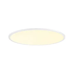 ceiling luminaire PANEL 60 round, suitable for VDU workstation IP20, white, lacquered dimmable