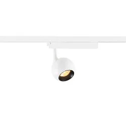 LED 1-Phasen Strahler LIGHT EYE® 2.0, rund, CRi>90, dimmbar, kardanisch, 11W 3000K 1200lm 30°, weiß matt / innen schwarz