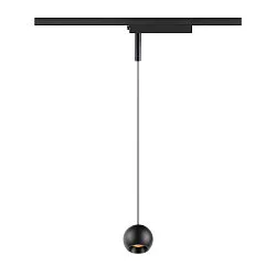 LED 1-Phasen Pendelleuchte LIGHT EYE® 2.0, rund, CRi>90, schaltbar, 11W 2700K 1150lm 30°, schwarz matt