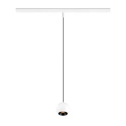 LED Pendelleuchte LIGHT EYE® 2.0 TRACK 48V, 30°, 10W, IP20, dimmbar, 2700K, 1150lm, weiß / schwarz