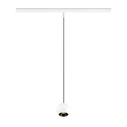 LED Pendelleuchte LIGHT EYE® 2.0 TRACK 48V, 30°, 10W, IP20, dimmbar, 3000K, 1200lm, weiß / schwarz