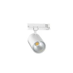 LED 3-Phasen Strahler TRACKSPOT P, IP20 IK03, 17/28W (multi), 47°, CRi >90, verstellbar, schaltbar, 3000K 2850/3720lm , weiß