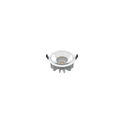 LED Deckeneinbauleuchte DOWNLIGHT P 165 30 HG ML DALI WH, IP54 IK08, Ø 16.5cm / DA 15cm, dimmbar, 15/21W 4000K 60°