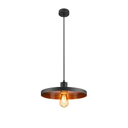 pendant luminaire LALU® SET PLATE 33 E27 IP20, black dimmable