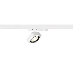 LED 3-Phasen Strahler EURO CUBE 2 M PHASE, CRi>90, UGR<22, kardanisch, C dimmbar, 14W 4000K 1700lm 40°, weiß / schwarz