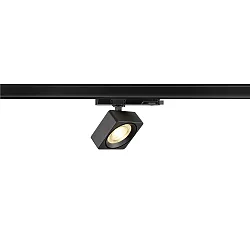 LED 3-Phasen Strahler EURO CUBE 2 M PHASE, CRi>90, UGR<22, kardanisch, C dimmbar, 14W 3000K 1650lm 40°, schwarz