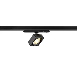 LED 3-Phasen Strahler EURO CUBE 2 M DALI, CRi>90, UGR<22, kardanisch, DALI dimmbar, 14W 3000K 1650lm 40°, schwarz