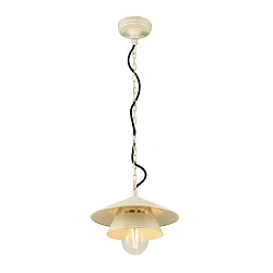Outdoor Pendelleuchte SEJERO, E27, IP65, dimmbar, beige