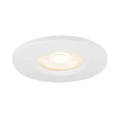 ceiling recessed luminaire UNIVERSAL DOWNLIGHT FIX with cover IP65, white dimmable
