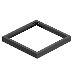 Aufbaurahmen für LED PANEL P und PAVANNO, 62cm, schwarz