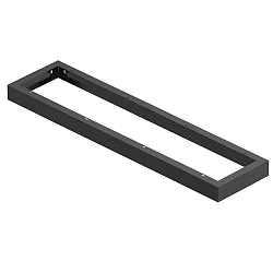 Aufbaurahmen für LED PANEL P und PAVANNO, 120/30cm, schwarz