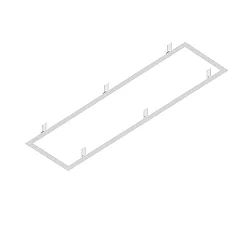 Einbaurahmen für LED PANEL P und PAVANNO, 120/30cm, weiß