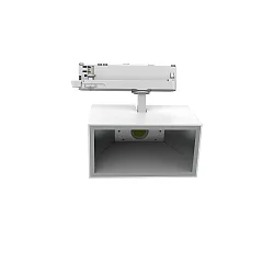 3-phase spot TRACKSPOT P swivelling IP20, white dimmable