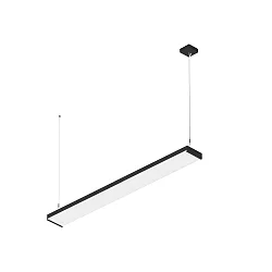 LED Pendelleuchte WORKLIGHT P LINE, 150cm, 33W, 3000/4000K, 4600/8500lm, IP20, DALI dimmbar, schwarz