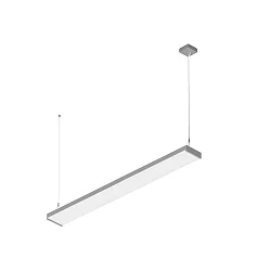 pendant luminaire WORKLIGHT P LINE 150 suitable for VDU workstation IP20, silver dimmable