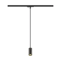 1-phase pendant luminaire PENDELLEUCHTE ENOLA 2.0 M 1PH PD SINGLE GU10 PAR11 1 flame, with lamp socket GU10 IP20, black