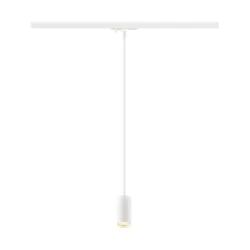 1-phase pendant luminaire PENDELLEUCHTE ENOLA 2.0 M 1PH PD SINGLE GU10 PAR11 1 flame, with lamp socket GU10 IP20, white