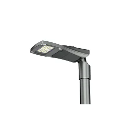 LED Mastleuchte STREET A MICRO, 35W, 5250lm, IP66, grau, Linse 710, 3000K