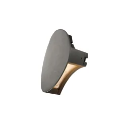 Outdoor LED Wandleuchte ALEGRIA WL TRIAC CCT, IP65 IK08, up / down, 9W 2200/2700K 500/550lm, dimmbar, anthrazit / transparent
