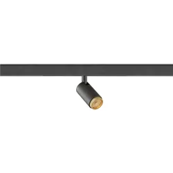 LED NV-Schienenstrahler GRIP! S 48V DALI (STANDARD SURFACE TRACK), 4.2W 2700K 260lm 29°, CRi>90, DALI steuerbar, schwarz / gold