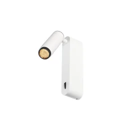 LED Wandleuchte GRIP! S WL, 4.6W 2700K 260lm 29°, verstellbar, CRi>90, mit Schalter, bronze / schwarz