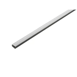 Zubehör für LED Strips – Aufbauprofil FLACH S, schwarz