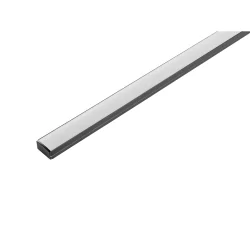Zubehör für LED Strips – Aufbauprofil FLACH, schwarz