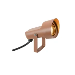 Erdspieß-Leuchte SYNA SHADE, IP65 IK06, rund, GU10 max. 10W, neigbar, IP-Steckerkabel, seeluft-beständig, schwarz