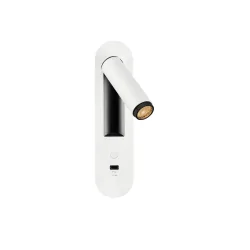 LED Wand-Einbauleuchte GRIP! S WL, 4.2W 2700K 190lm 29°, CRi>90, verstellbar, mit Dimm-Schalter + USB-C Port, bronze / schwarz