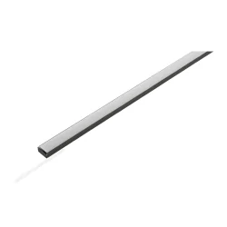 Zubehör für LED Strips – Set, Aufbauprofil FLACH + DIFFUSOR S, 5er-Set, schwarz