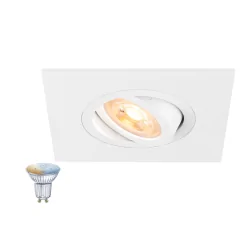 recessed spotlight NEW TRIA® 75 XL SMART SET GU10 TW round, set of 1, tunable white GU10 IP20, white dimmable
