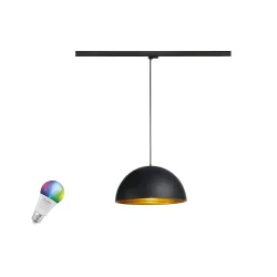 Pendelleuchte FORCHINI M 40 SMART SET 3PH PD E27 RGBW, Set inkl. Leuchtmittel, 10W RGB + 2700-6500K 806lm 200°, Zigbee dimmbar