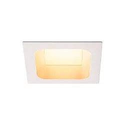 VERLUX, Einbauleuchte, LED, 3000K, mattweiß, 13,5x13,5 cm, 20W