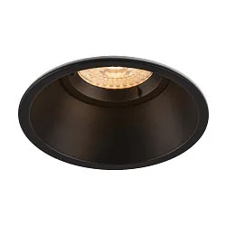 Einbauleuchte HORN-O, 1xGU10, 230V, Clipfedern, schwarz