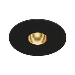 LED Recessed luminaire H-LIGHT 1 LED, 11,5W, 20°, 2700K, incl. driver, clip spring, matt black