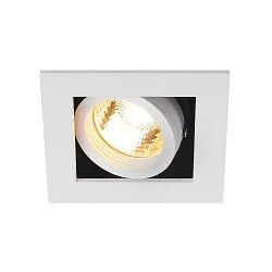 Deckeneinbaustrahler KADUX 1 GU10 Downlight, GU10, 230V, Clipfedern, weiß