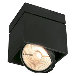 Ceiling spot KARDAMOD SURFACE SQUARE ES111 Single, square, GU10, black