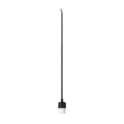 Pendelleuchte FENDA, 150cm, mit offenem Kabel, E27, ohne Schirm, Schwarz